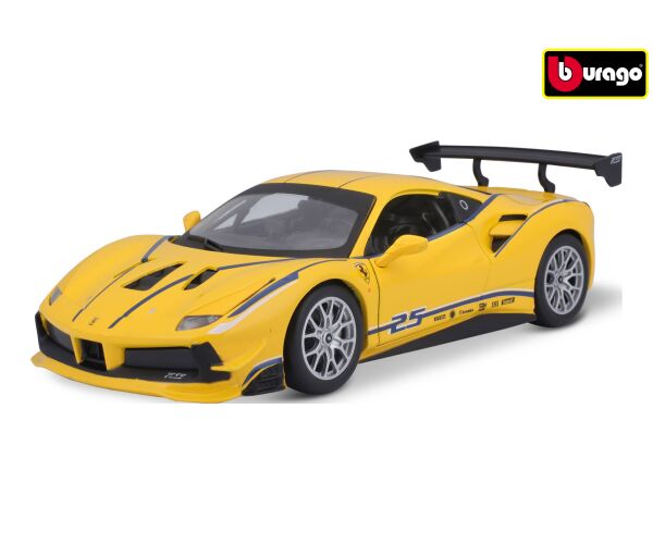 Bburago 1:24 Ferrari Racing 488 Challenge Yelow