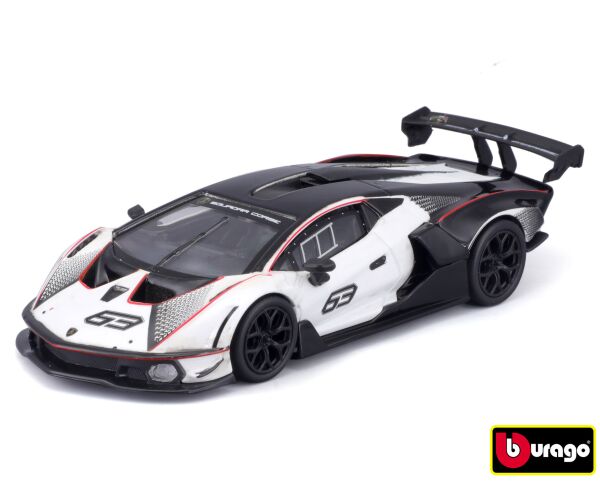 Bburago 1:24 Race Lamborghini Essenza SCV12 White