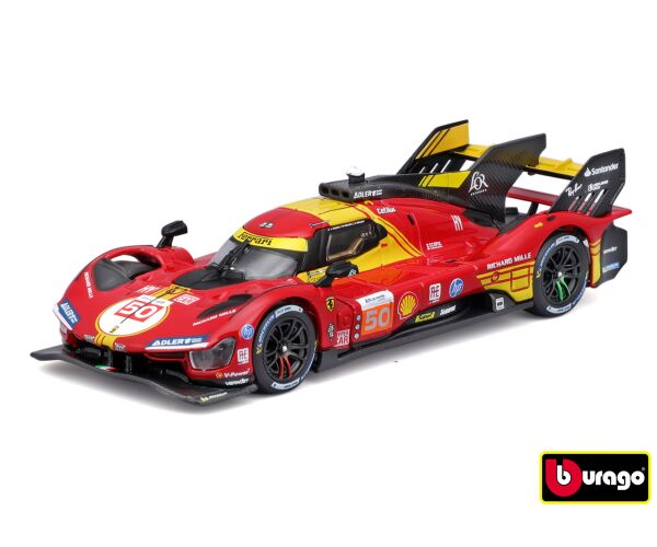 Bburago 1:43 Ferrari Racing 499P  nr.50- 24H Le Mans Champion 2024 Hard Case