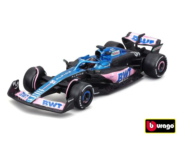 Bburago 1:43 RACE Formula F1 - BWT Alpine F1 Team A523 (2023) #31 (Esteban Ocon)
