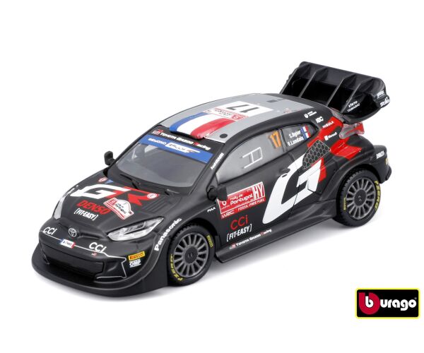 Bburago 1:43 Race Toyota GR Yaris Rally1 Hybrid Nr.17 (Ogier) - in decorative box