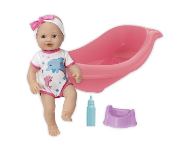 Panenka čurající set s vaničkou 41cm