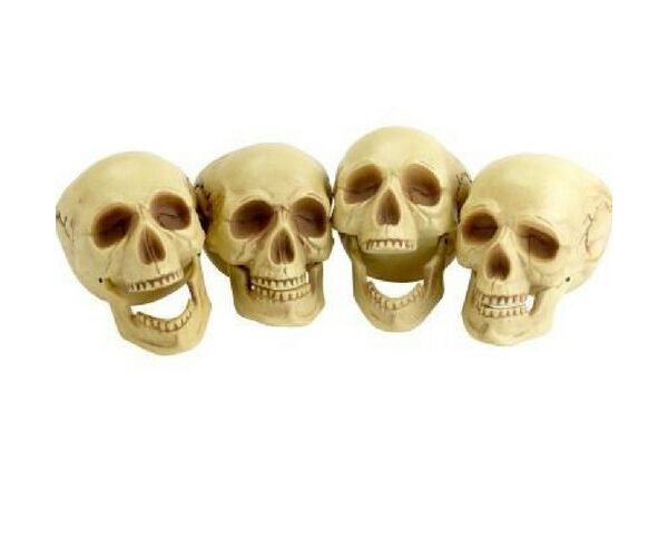 Halloween Death - LEBKA s pohyblivou čelistí 1 ks