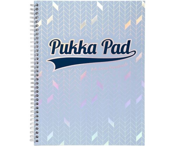 Pukka Pad spirálový blok GLEE Jotta A4+, papír 80g, 100listů, světle modrý, linkovaný