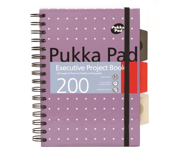 Pukka Pad projektový blok Metallic Executive A5, papír 80g, 100 listů MIX