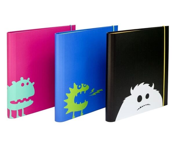 Kroužkový pořadač Pukka Pad A4 s gumou - mix