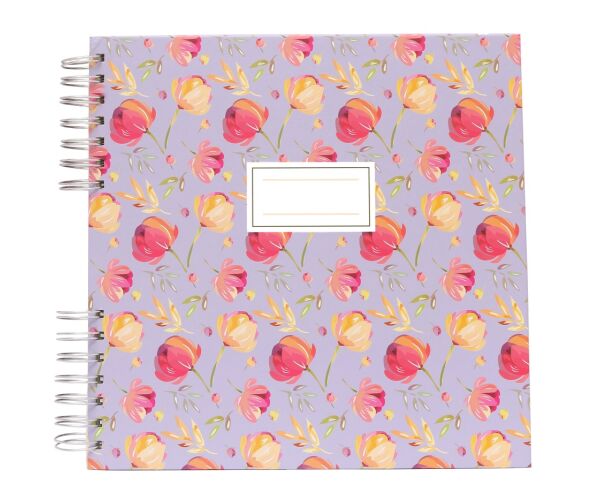 Fotoalbum/památník, lila, 20 listů karton 250g, 255x257x12 mm