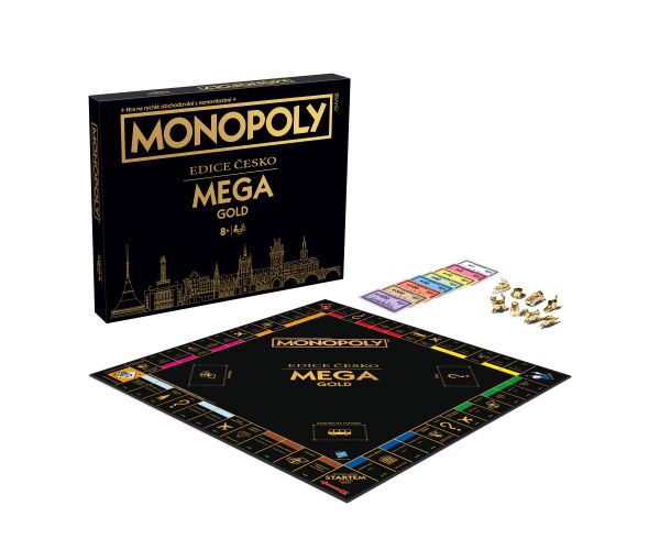 MONOPOLY MEGA Gold Česko