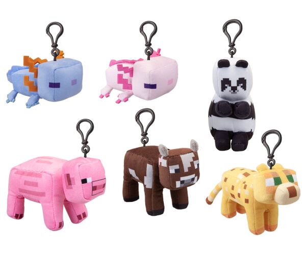Minecraft plyš zvířátko s klipem 13 cm
