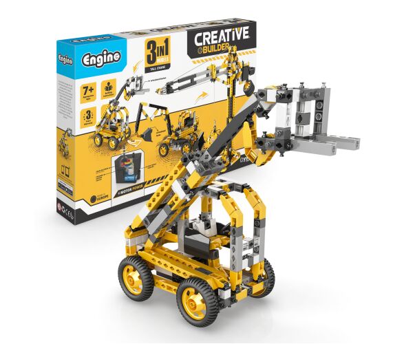 ENGINO Stavebnice CREATIVE BUILDER set Stavebních strojů