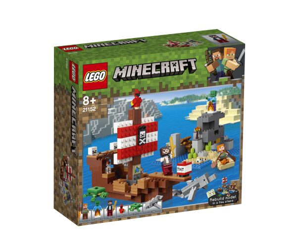 Lego Minecraft 21152 Dobrodružství pirátské lodi