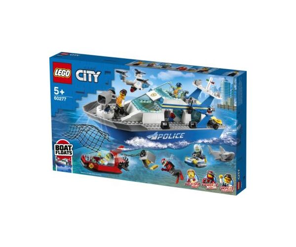 LEGO City 60277 Policejní hlídková loď