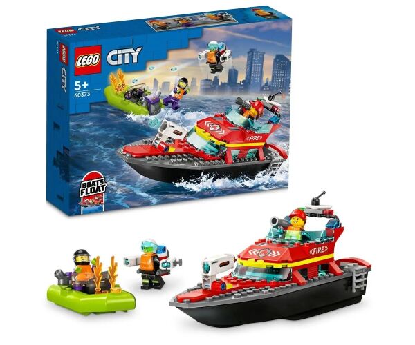 LEGO® City 60373 Hasičská záchranná loď a člun