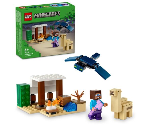 LEGO® Minecraft® 21251 Steve a výprava do pouště