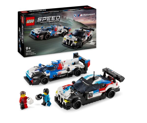 LEGO® Speed Champions 76922 Závodní auta BMW M4 GT3 a BMW M Hybrid V8