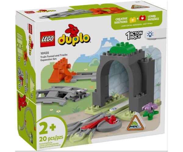 LEGO® DUPLO® 10425 Železniční tunel a koleje – rozšiřující sada