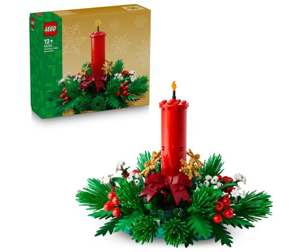 LEGO® Iconic 40743 Vánoční dekorace na stůl