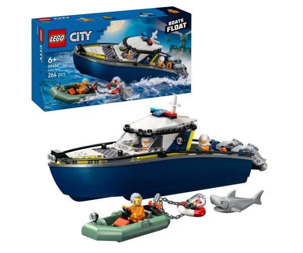 LEGO® City 60456 Honička v policejní lodi
