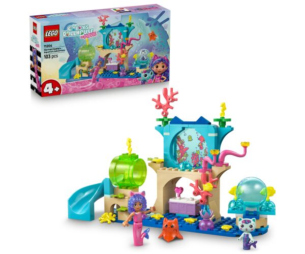 LEGO® Gábinin kouzelný domek 11204 Dobrodružství v akváriu mořské víly Gábi