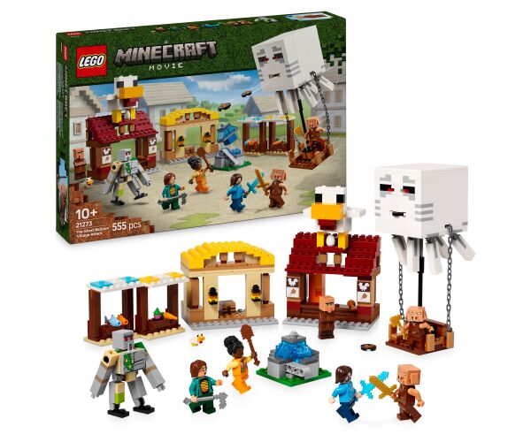 LEGO® Minecraft® 21273 Balón v podobě ďasa a útok na vesnici