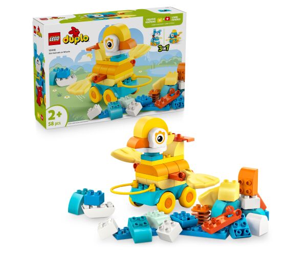 LEGO® DUPLO® 10448 3 v 1: Zvířátka na kolečkách