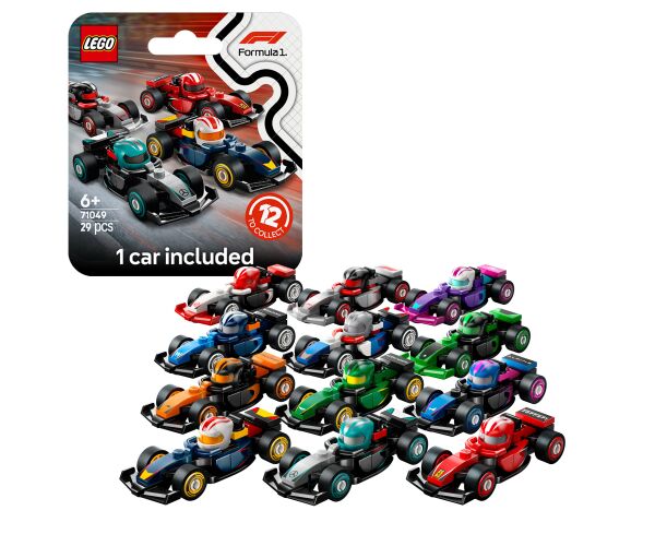 LEGO® 71049 Sběratelská závodní auta F1® minifigurky