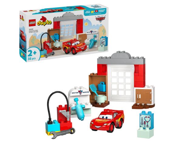 LEGO® DUPLO® | Disney  10456 McQueen a návštěva v garáži doktora Hudsona