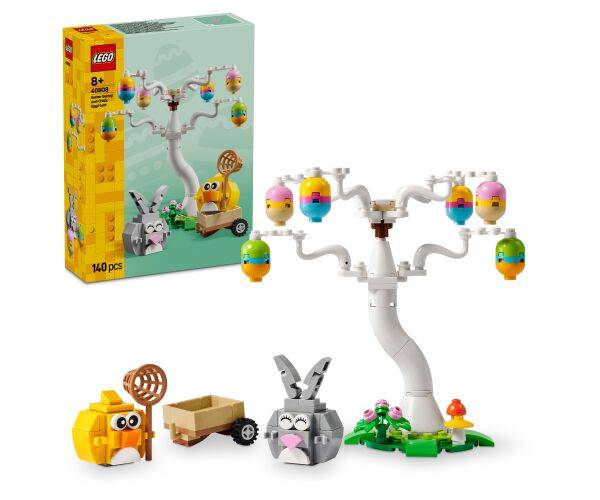 LEGO® 40808 Velikonoční zajíček, kuřátko a sběr vajíček