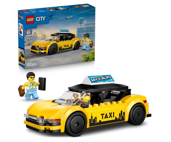 LEGO® City 60487 Žlutý taxík