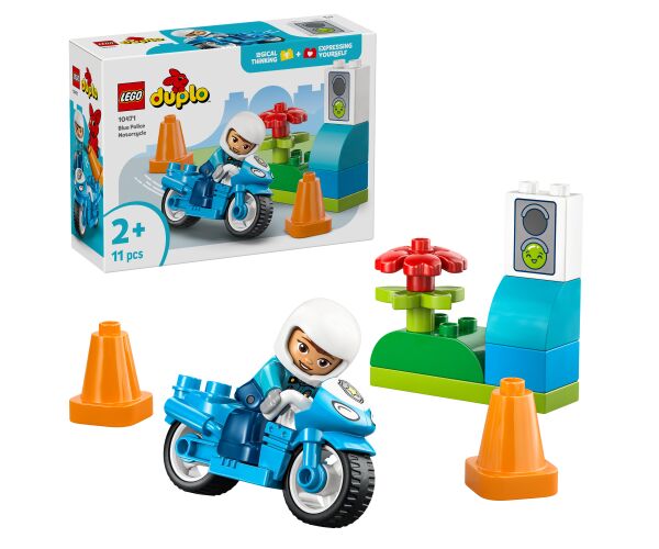 LEGO® DUPLO® 10471 Modrá policejní motorka