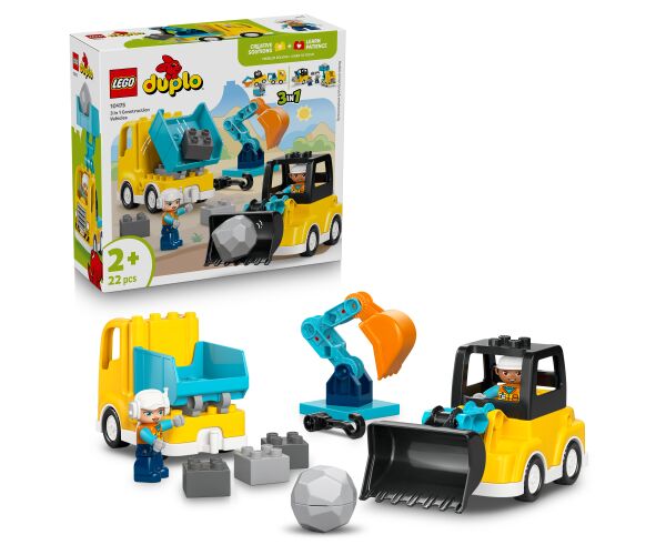 LEGO® DUPLO® 10475 Vozidla na stavbě 3 v 1