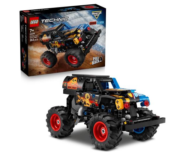 LEGO® Technic 42219 Monster Jam™ Grave Digger™ Oheň a led