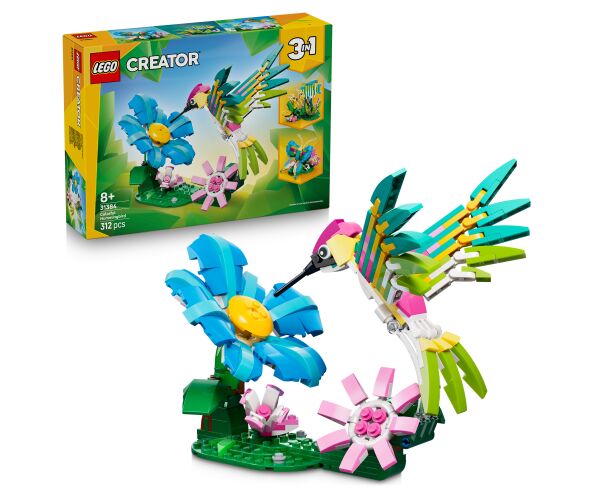 LEGO® Creator 3 v 1 31384 Divoká zvířata: Barevný kolibřík