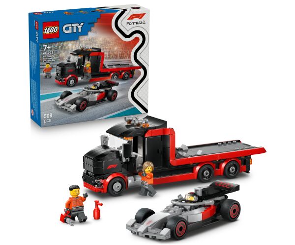 LEGO® City 60493 Výstavní náklaďák F1® se závodním autem Audi F1®