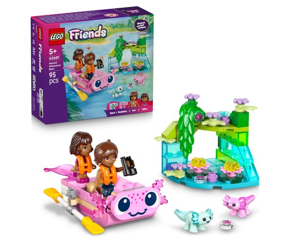 LEGO® Friends 42681 Dobrodružný člun s axolotly