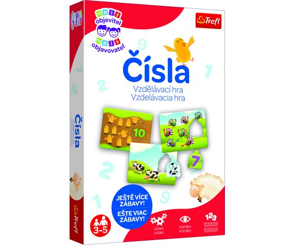 Trefl HRA MALÝ OBJEVITEL Čísla