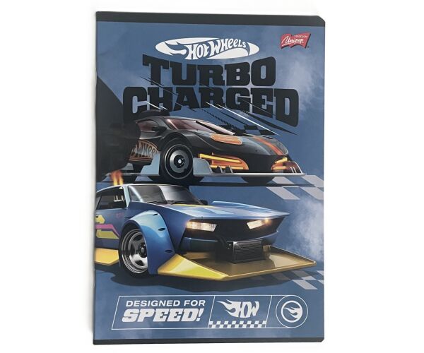 Sešit 523, A5, 20 listů, linkovaný 12mm HOTWHEELS