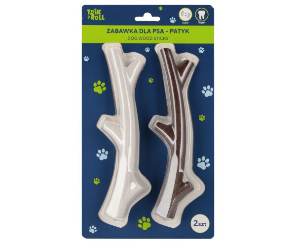 Hračka pro mazlíčky Větev pro psy set 2 ks 20 cm