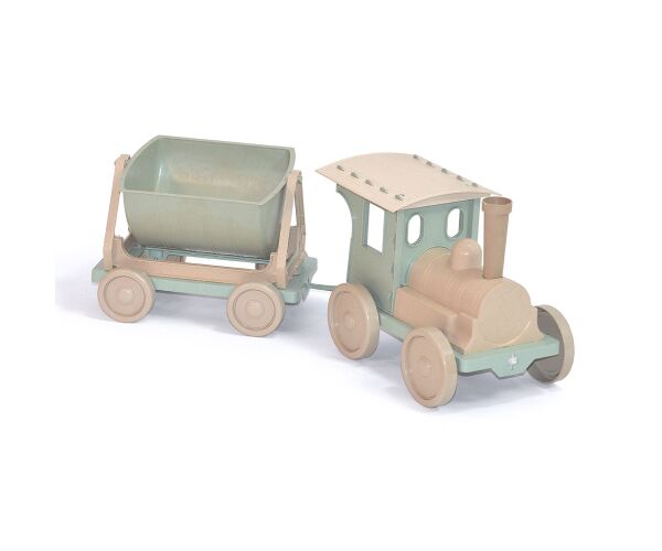 DOLONI ECO Line Vláček s jedním vagónem 20x10x10 cm