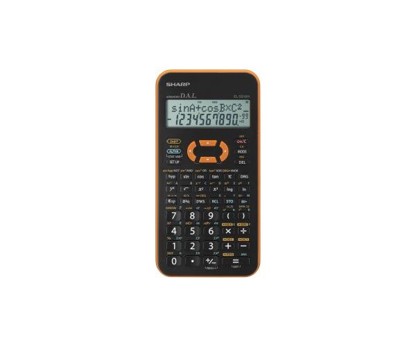 Kalkulátor vědecký SHARP EL-531XHYR-F oranžová