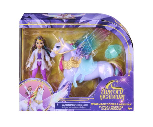 UNICORN ACADEMY KOUZELNÁ KŘÍDLA WILDSTAR & SOFIA 11CM