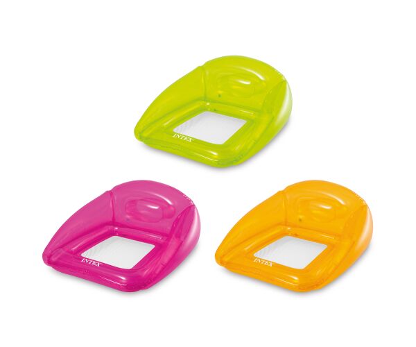 56802NP Intex Plovoucí sedadlo transparentní