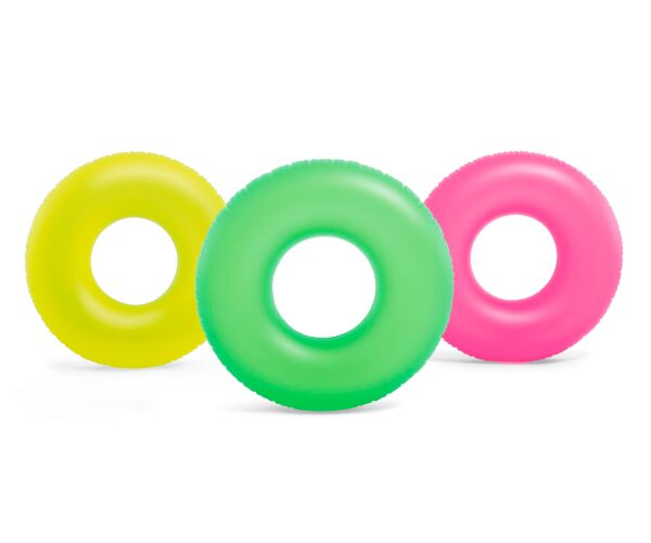 59262NP Nafukovací kruh Neon Frost