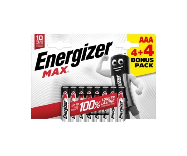 Baterie Energizer MAX LR 03/4+4, AAA