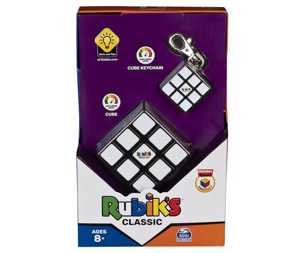 RUBIKOVA KOSTKA SADA KLASIK 3X3 + PŘÍVĚSEK