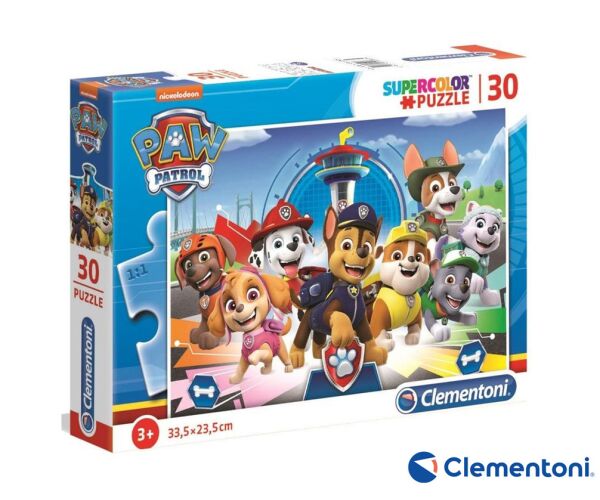 Clementoni - Puzzle Supercolor 30 Tlapková Patrola | WikyHračky