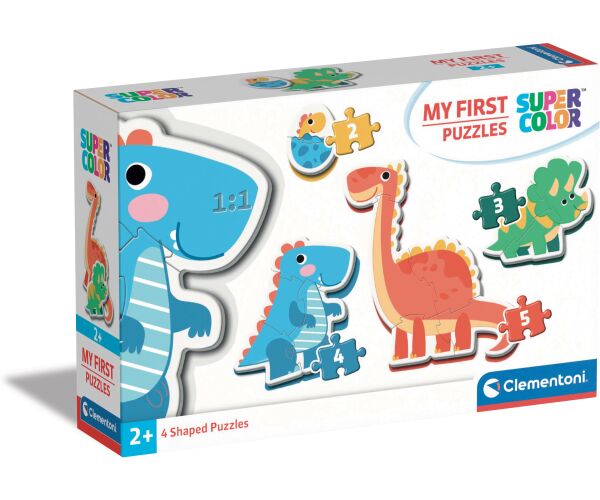 Clementoni Moje první puzzle: Dinosauři 2+3+4+5