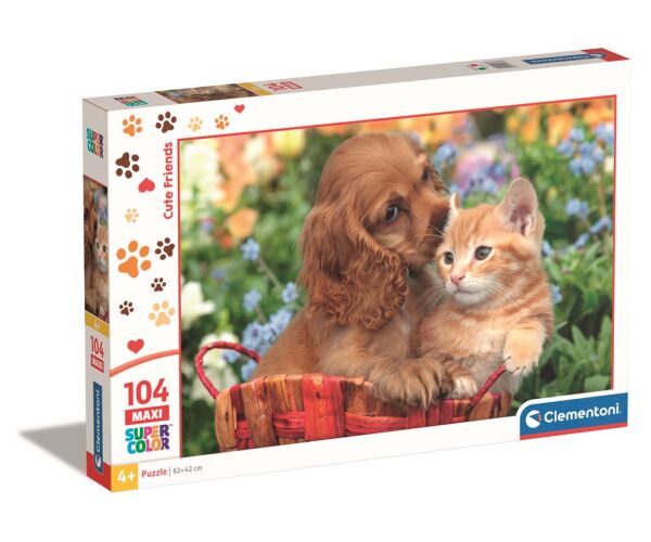 Puzzle 104 maxi Roztomilí kamarádi
