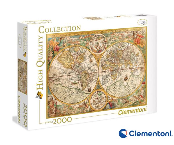 Clementoni - Puzzle 2000 Mapa Antic