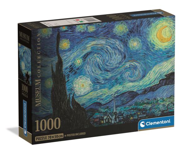 Clementoni Puzzle 1000 Muzeum Hvězdná noc